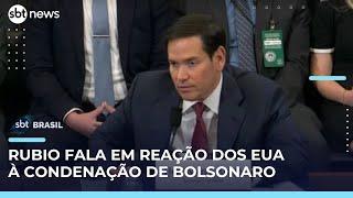 Secretário dos EUA critica julgamento de Bolsonaro e fala sobre ações contra o Brasil | #SBTBrasil