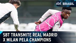 Em meio às enchentes na Espanha, Real Madrid enfrenta Milan na Champions | SBT Brasil (04/11/24)