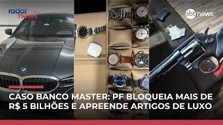 PF bloqueia R$ 5,7 bilhões e apreende relógios, carros de luxo e arma