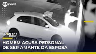 Homem acusa personal de ser amante da esposa e faz ameaça de morte | Primeiro Impacto (14/05/25)