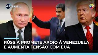 Rússia oferece apoio à Venezuela em meio a tensão com EUA no Caribe 