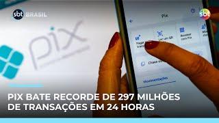 PIX atinge recorde de 297 milhões de transações e movimenta R$ 166 bilhões em 24 horas 