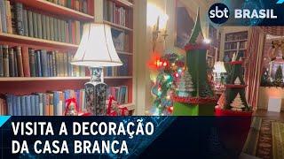 Família Biden celebra último Natal na Casa Branca | SBT Brasil (25/12/24)