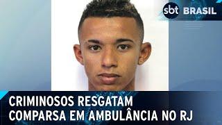 Criminoso é resgatado de dentro de ambulância no Rio de Janeiro | SBT Brasil (26/09/24)