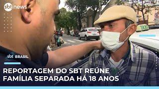 Família reencontra tio em situação de rua após reportagem do SBT | #SBTBrasil 