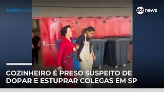 Cozinheiro é preso suspeito de dopar e estuprar colegas em SP | #NewsManhã