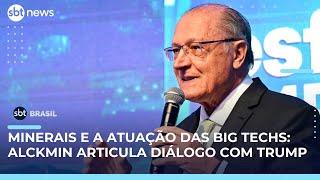 Alckmin afirma que Brasil disposto a conversar com os EUA sobre minerais estratégicos | #SBTBrasil 