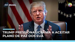 Trump pressiona Ucrânia a aceitar plano de paz dos EUA sob risco de perder apoio militar