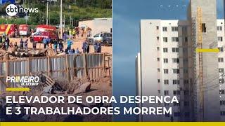 SP: Elevador despenca em obra na Raposo Tavares e três morrem | Primeiro Impacto (19/05/25)