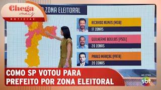 Veja como as zonas eleitorais de SP votaram para prefeito | Chega Mais Notícias (07/10/24)