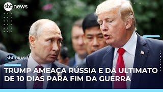 Estados Unidos impõem prazo para Rússia acabar com ataques na Ucrânia | #SBTBrasil