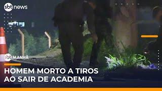Suposta execução: Homem é morto a tiros na saída da academia | #SBTManhã (03/06/25)