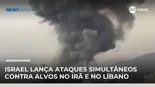 Israel lança ataques simultâneos contra alvos no Irã e no Líbano | #NewsManhã