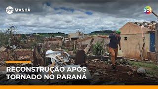 “A ficha não caiu”, diz pai de adolescente vítima do tornado no Paraná | #SBTManha