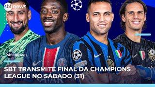 PSG e Inter de Milão se preparam para final de Champions no sábado (31) | SBT Brasil (24/05/25)
