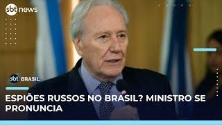 Lewandowski nega operação em larga escala de espionagem russa no Brasil | SBT Brasil (22/05/25)