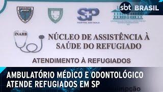 Clínica em São Paulo oferece atendimento exclusivo gratuito para refugiados | SBT Brasil (28/09/24)