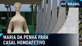 STF forma maioria para Lei Maria da Penha incluir casais homoafetivos | SBT Brasil (22/02/25)