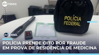 Oito presos por fraude no exame de residência médica em Juiz de Fora | #SBTBrasil