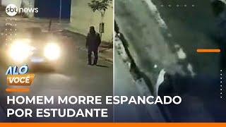 Vizinho espanca e mata homem após discussão banal no meio da rua | #AloVoce