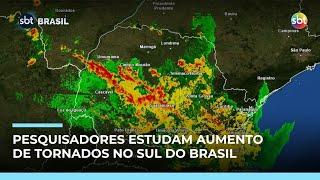 Pesquisadores estudam aumento da incidência de tornados no Sul do Brasil | #SBTBrasil