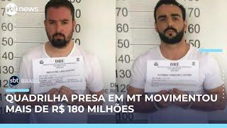 Quadrilha que lavava dinheiro para o tráfico é desmantelada em Mato Grosso | #SBTBrasil 