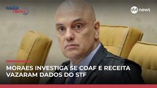 Moraes abre inquérito para investigar se Coaf e Receita vazaram dados do STF