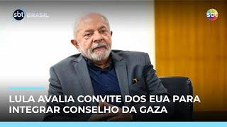Lula ainda avalia convite de Trump para integrar “conselho da paz” de Gaza