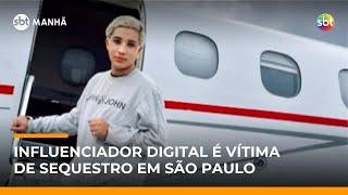 Influenciador Vini Singer é sequestrado ao sair de festa em SP | #SBTManhã
