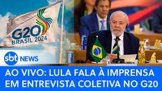 ▶️ AO VIVO: Lula fala à imprensa em entrevista coletiva no G20