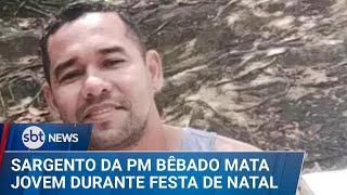 Decretada prisão de sargento da PM suspeito de matar jovem de 22 anos no Natal | #SBTNews (27/12/24)