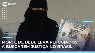 Casal de refugiados busca justiça brasileira após morte de bebê | #SBTBrasil 