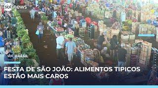 Alimentos tradicionais de Festas de São João ficam mais caras neste ano | SBT Brasil (04/06/25)