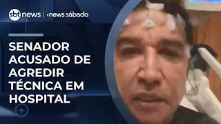 Técnica acusa Magno Malta de agressão e xingamentos durante exame; senador nega | #NewsSábado