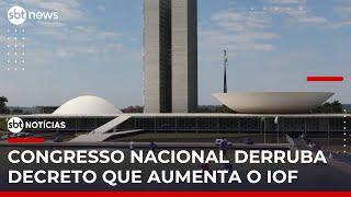 ▶️ SBT Manhã AO VIVO | Congresso derruba alta do IOF e impõe nova derrota ao governo