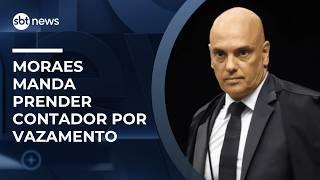 Moraes manda prender contador suspeito de acessar dados de autoridades | #SBTNews