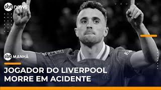 Diogo Jota, do Liverpool, morre em acidente de carro na Espanha | #SBTManhã