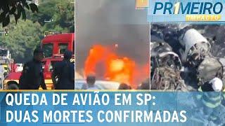 2 pessoas morrem em queda de avião de pequeno porte em São Paulo | Primeiro Impacto (07/02/25)