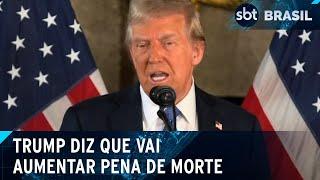 Trump promete endurecer penas de morte nos EUA | SBT Brasil (24/12/24)