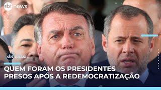 Além de Bolsonaro, outros 3 ex-presidentes foram presos após fim do regime militar | #SBTBrasil