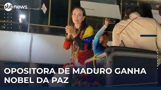 Nobel da Paz vai para líder da oposição da Venezuela, Maria Corina Machado | #MapaMundi