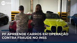 ▶️ SBT News AO VIVO | PF apreende carros de luxo durante operação contra fraudes do INSS