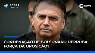 Condenação de Bolsonaro derruba força da oposição? | #PoderExpresso