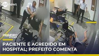Paciente é agredido por segurança em hospital; prefeito comenta o caso | Primeiro Impacto (22/05/25)