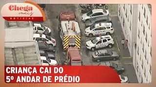 Menina de 12 anos cai do 5º andar de prédio na Grande SP | Chega Mais Notícias (27/09/24)