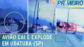 Avião cai e explode em Ubatuba, no litoral de São Paulo | Primeiro Impacto (09/01/25)