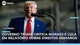 EUA criticam Brasil em relatório sobre direitos humanos e censura nas redes sociais | #SBTBrasil 