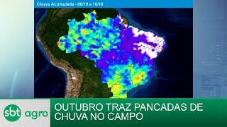 Outubro começa com pancadas de chuva por todo o Brasil | SBT Agro