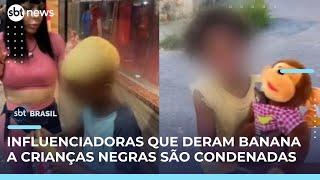 Influenciadoras são condenadas a 12 anos por injúria racial contra crianças no Rio | #SBTBrasil 