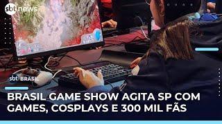 Brasil Game Show reúne cerca de 300 mil fãs e criadores de jogos em São Paulo | #SBTBrasil